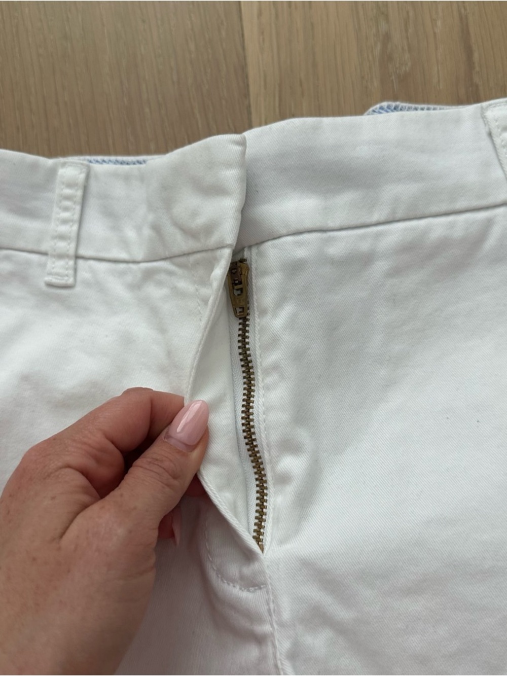 J Crew 3.5" Classic Chino Short White Womens Size 6 - Picture 8 of 16